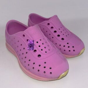 NATIVE Robbie Sugarlite SlipOn Waterproof Shoes Purple/Pink Kids Size C8